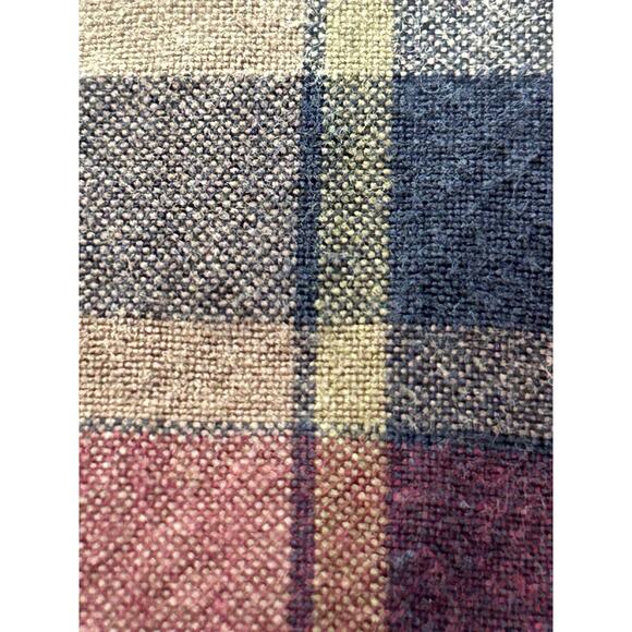 Men's Cargo Shorts Size 56 10" Inseam 100% Cotton Plaid Preppy Academia - Picture 10 of 11